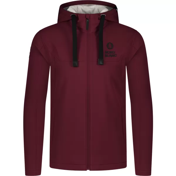  Jachetă softshell pentru bărbați NORDBLANC CANOPY NBSSM8340 BURGUNDIA 