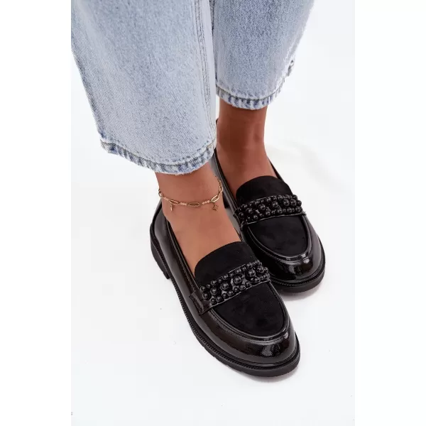  Mocasini de dama D&A HY52-541 NEGRU 
