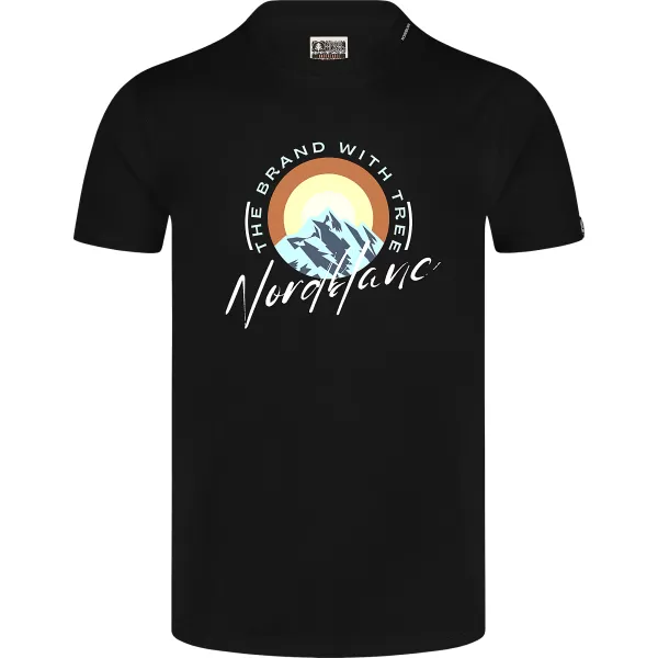  Tricou pentru bărbați NORDBLANC SUNRISE NBSMT8152 NEGRU 