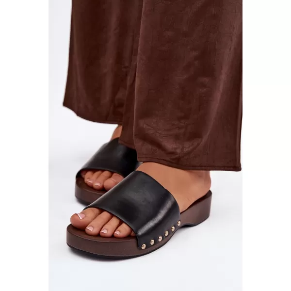  Papuci de damă BOTO TERISSA 41224 NEGRU 