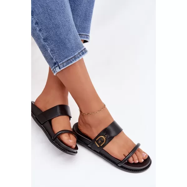  Papuci de damă BOTO SARILISSE 41609 NEGRU 