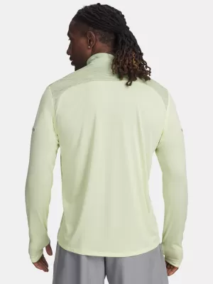 Tricou pentru bărbați UNDER ARMOUR UA TECH UTILITY 1/4 ZIP 6004963-391 VERDE