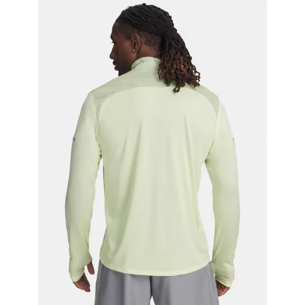  Tricou pentru bărbați UNDER ARMOUR UA TECH UTILITY 1/4 ZIP 6004963-391 VERDE 