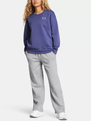 Pantaloni sport de damă UNDER ARMOUR UA RIVAL FLC STRAIGHT PANT 1381847-011 GRI