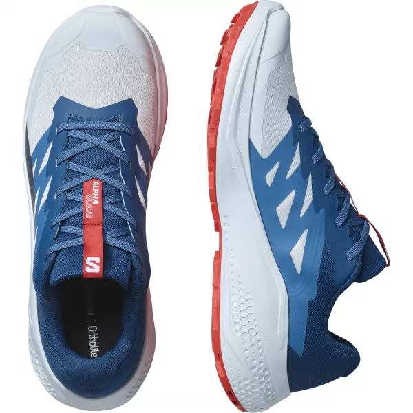  Pantofi pentru bărbați SALOMON ALPHAGLIDE L47724300 ALBASTRU BALADĂ/ALBASTRU ÎNCHIS/ROȘU FOC 