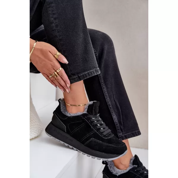  Adidași de damă BIG STAR OO274580 BLACK Pantofi Big Star 