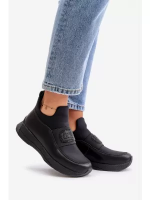 Pantofi de dama cu platforma ARTIKER 55C0035 NEGRU