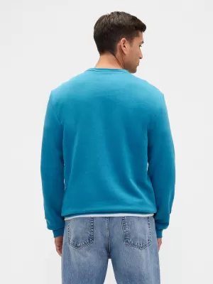 Hanorac pentru bărbați GAP LOGO SWEATSHIRT 645634-17 TEAL ARDEZIE