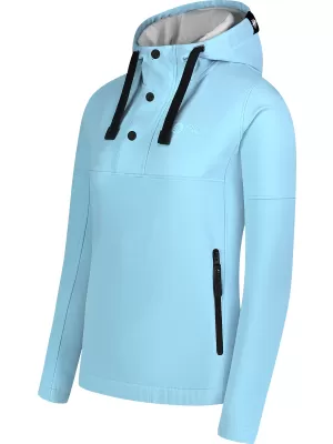 Jachetă softshell pentru femei NORDBLANC SHOAL NBSSL8341 ALBASTRU DESCHIS