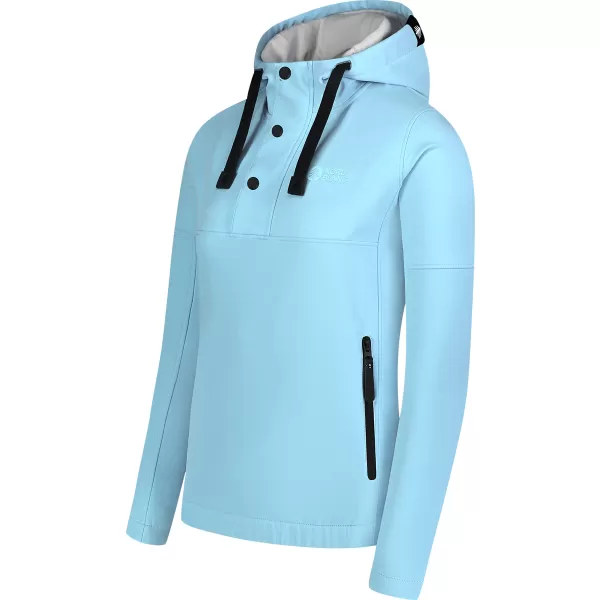  Jachetă softshell pentru femei NORDBLANC SHOAL NBSSL8341 ALBASTRU DESCHIS 
