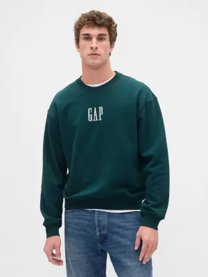 Hanorac pentru bărbați GAP LOGO SWEATSHIRT 821273-05 VERDE TROPICAL
