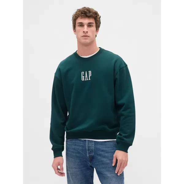  Hanorac pentru bărbați GAP LOGO SWEATSHIRT 821273-05 VERDE TROPICAL 