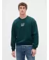 Hanorac pentru bărbați GAP LOGO SWEATSHIRT 821273-05 VERDE TROPICAL