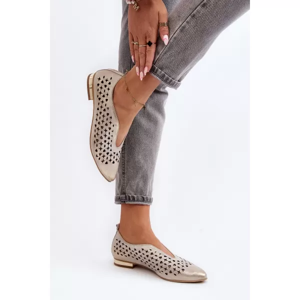  Balerini de dama ZAZOO 2883 AUR 