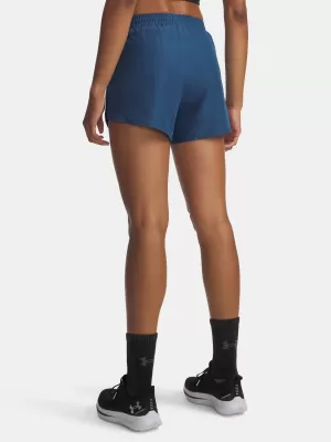 Pantaloni scurți de damă UNDER ARMOUR UA FLY BY 3'' SHORTS 1382438-498 ALBASTRU