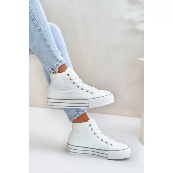  Adidași de damă BIG STAR OO274A473 WHITE Pantofi Big Star 