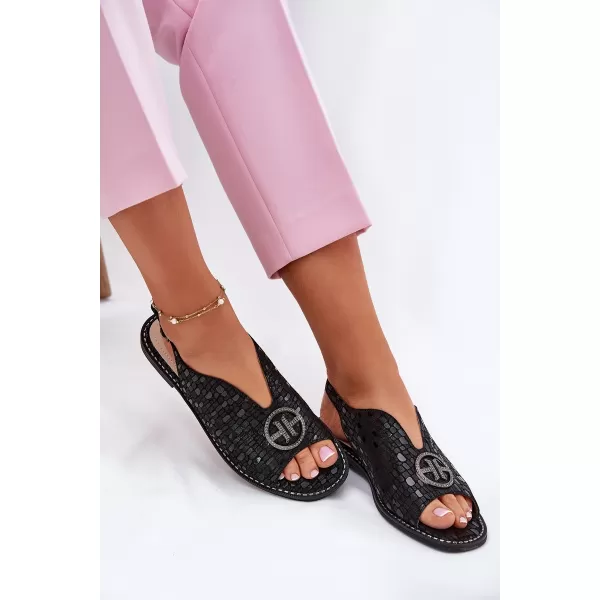  Sandale de dama S.BARSKI KV51-094 NEGRU 