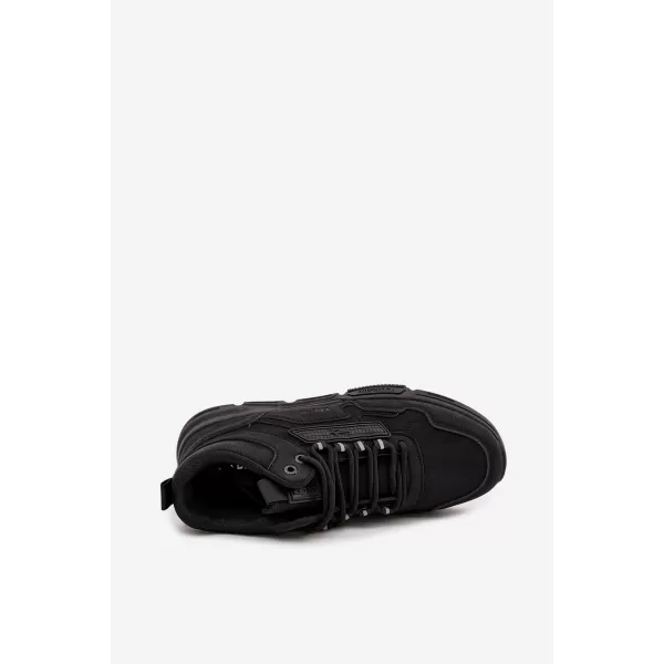  Adidași bărbați BIG STAR SS174282 BLACK Pantofi Big Star 