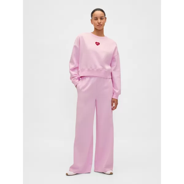  Hanorac de dama GAP CREW CROP SWEATSHIRT 852831-02 ROZ PRIMULA 