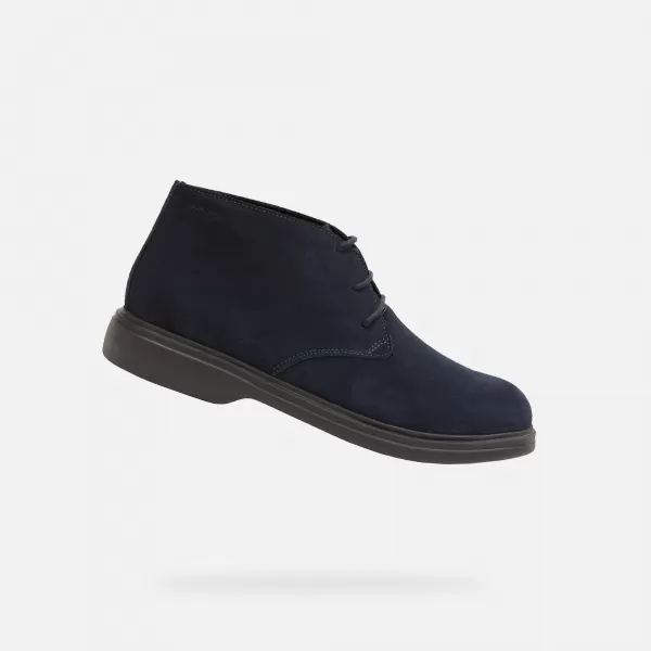  Botine pentru bărbați GEOX OTTAVIO G006455 ALBASTRU ÎNCHIS 