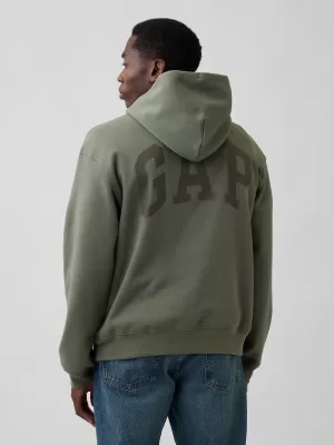 Hanorac pentru bărbați GAP OVERSIZED HOODIE PULLOVER 871808-03 VERDE MESCULEN