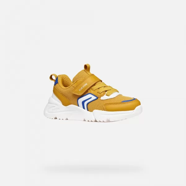  Adidași pentru băieți GEOX LOFTUS J55MQB01454C2Q1Z CHIHLIMBAR 