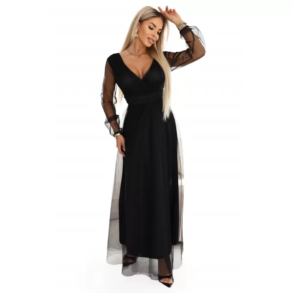  Rochie NUMOCO 664-3 NEGRU 