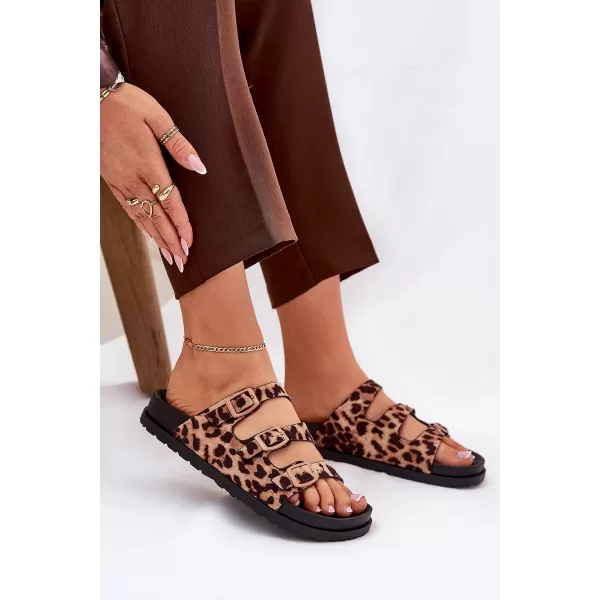  Papuci de damă BOTO ULIRI 36081 LEOPARD 