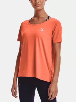Tricou pentru femei UNDER ARMOUR UA RUSH ENERGY SS PORTOCALE