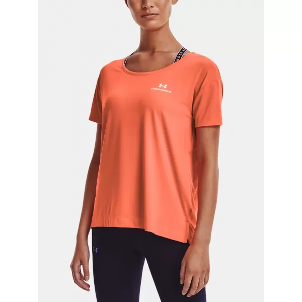  Tricou pentru femei UNDER ARMOUR UA RUSH ENERGY SS PORTOCALE 