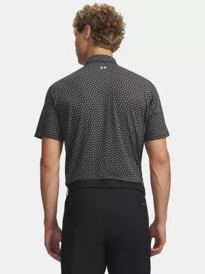 Tricou pentru bărbați UNDER ARMOUR T2G PRINTED POLO 6012304-001 NEGRU