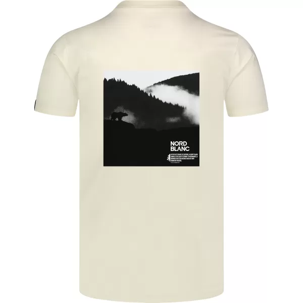  Tricou pentru bărbați NORDBLANC NOTHINGNESS NBSMT8150 ALB 