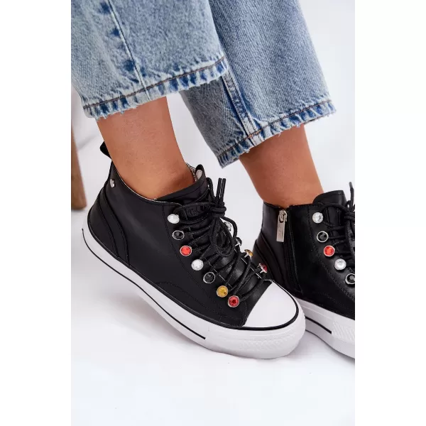  Pantofi de dama GOE RR2N4101 NEGRU 