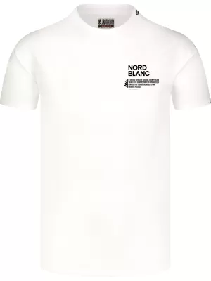 Tricou pentru bărbați NORDBLANC NOTHINGNESS NBSMT8150 ALB