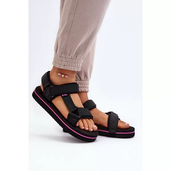  Sandale de dama LEE COOPER LCW-24-05-2751L NEGRU 