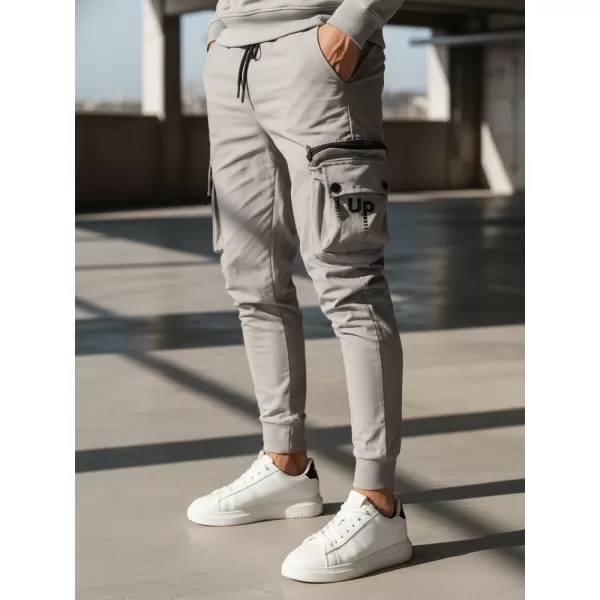  Pantaloni pentru bărbați DSTREET UX4156 GRI ÎNCHIS 