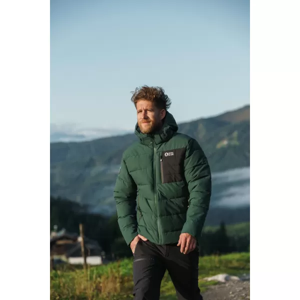  Geaca de iarna pentru barbati NORDBLANC BRAMBLE NBWJM8258 VERDE ÎNCHIS 