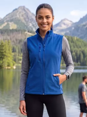 Vesta softshell dama ALTISPORT NoPrint NP/ALW965 ALBASTRU REGAL