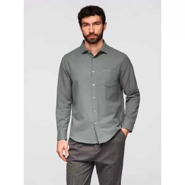  Cămașă pentru bărbați OMBRE K694 KAKI 