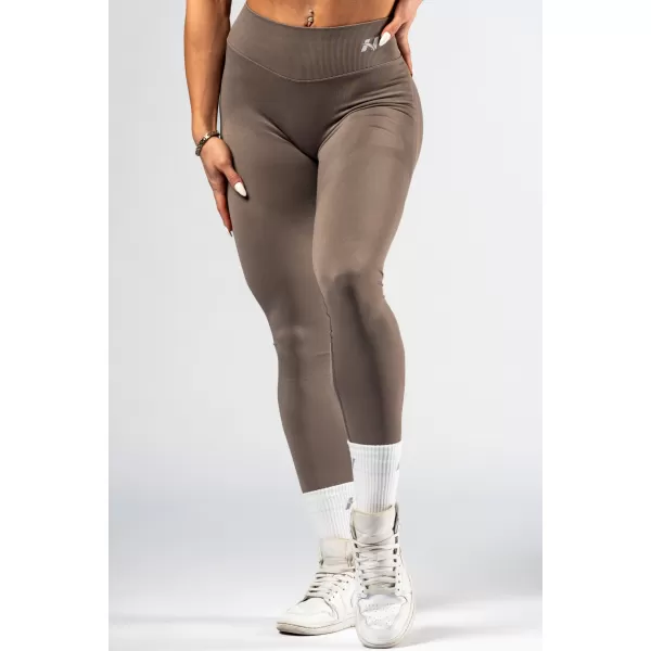  Jambiere push-up cu talie înaltă POWER 888 LIGHT BROWN ASH Nebbia 