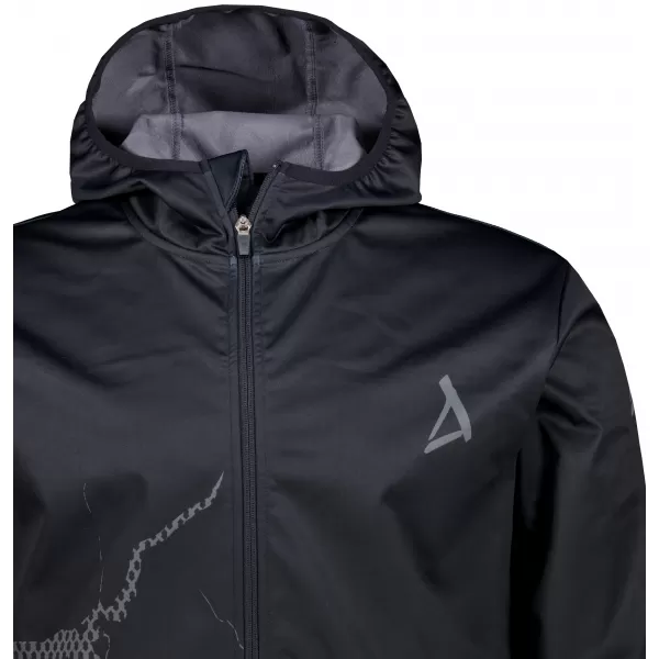 Jachetă softshell premium pentru bărbați ALTISPORT VOJ/ALM129JACK01 GRI NEGRU 