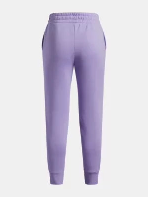 Pantaloni de trening pentru fete UNDER ARMOUR UA RIVAL FLEECE JOGGERS 1379525-538 VIOLET