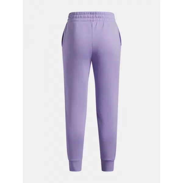  Pantaloni de trening pentru fete UNDER ARMOUR UA RIVAL FLEECE JOGGERS 1379525-538 VIOLET 