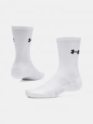 Șosete UNDER ARMOUR PERFORMANCE COTTON 3P CRW 6009685-100 ALB
