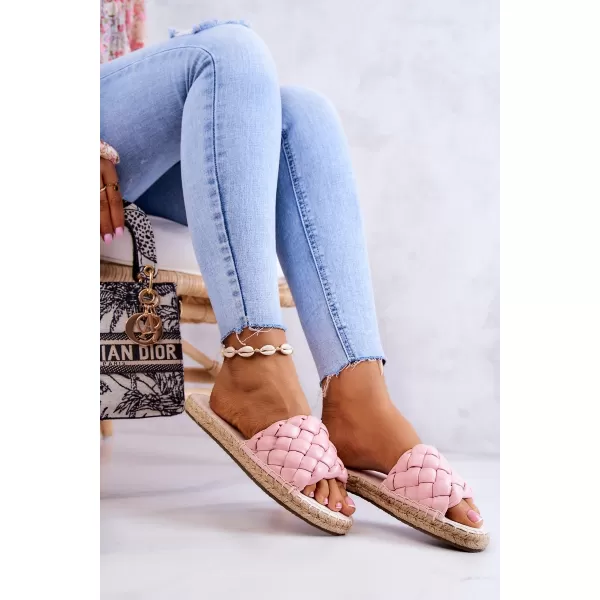  Papuci dama BIG STAR JJ274921 ROZ Pantofi Big Star 