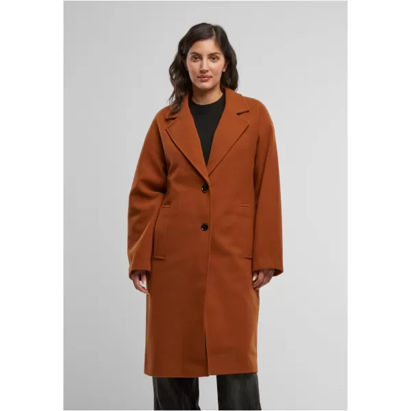  Palton de damă URBAN CLASSICS TB6073 VULPE MARO 