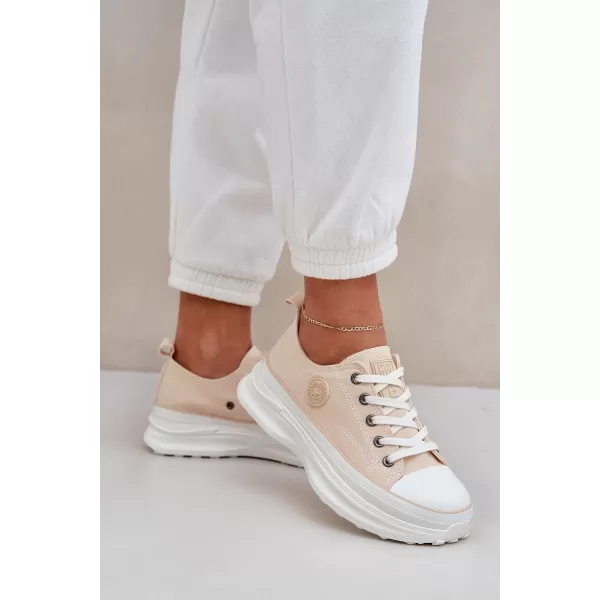  Adidasi de dama BIG STAR NN274127 BEJ Pantofi Big Star 