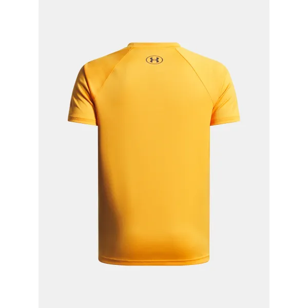  Tricou băieți UNDER ARMOUR UA TECH SPLIT WORDMARK SS 1383010-793 PORTOCALE 