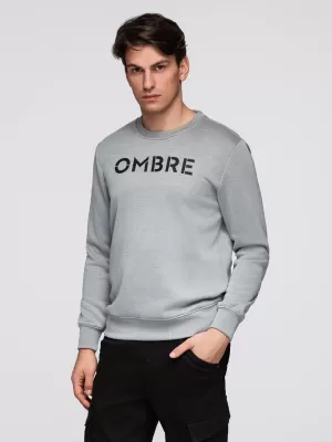 Hanorac pentru bărbați OMBRE B1711 MELANGE GRI