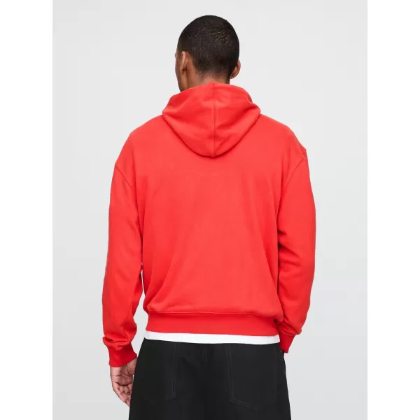  Hanorac pentru bărbați GAP LOGO PULLOVER HOODIE 744728-02 SOS DE ROSII 